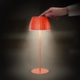 Stolní lampy dekorační - BRILO 7553012 Nabíjecí stolní lampa Riffle - 36,5 cm, 2W, 200lm, IP44, bezdrátová, LED, stmívatelná, dotykový vypínač, oranžová - BRILO - foto 6