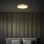 Kruhová - BRILO 7450314 Tava Wood LED stropní svítidlo, přímé a nepřímé osvětlení, ploché, imitace dřeva, kruhové 29 cm - BRILO - foto 6
