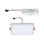 Koupelnová - P 92394 LED vestavné svítidlo Veluna VariFit IP44 hranaté 125x125mm 8,5W 3.000K satén - PAULMANN - foto 6