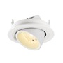 Kruhová - LA 1009410 NUMINOS® GIMBLE S Stropní vestavné svítidlo, 3000 K, 40°, IP20, kulaté, bílé - BIG WHITE (SLV) - foto 6