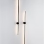 Nepřímé osvětlení - NV 9081810 Nástěnné svítidlo ADEN černý hliník LED 20W 220-240V 3000K IP20 - NOVA LUCE - foto 6