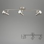 Bodová - BRI 2843-032 Bodové svítidlo 48 cm 3xGU10 9W 750lm matný nikl - BRILONER - foto 6