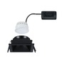 Koupelnová - P 93127 LED vestavné svítidlo 3-krokové-stmívatelné Cole Coin IP44 hranaté 88x88mm Coin 6W 230V stmívatelné 2700K černá - PAULMANN - foto 6