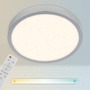 Kruhová - BRILO 3704014 CCT LED přisazené svítidlo pr. 38 cm, 22 W, 2900 lm, stříbrná (starý kód: BRILO 3704-014) - BRILO - foto 6