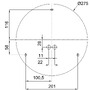 Plafoniéry - OS SAG71425 SAGITA 1 stropní/nástěnné plastové svítidlo bílá IP54 3000/4000 K 18W LED DALI - OSMONT - foto 6