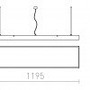 Hranatá - RED R10097 Závěsné svítidlo STRUCTURAL závěsná 120x30 230V T5 3x28W - RED - DESIGN RENDL - foto 6