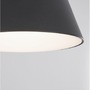 Kruhová - NV 9077881 Závěsné svítidlo VOLCANO kov a akrylový difuzor černá zvenku bílá uvnitř LED 33W 230V 3000K IP20 - NOVA LUCE - foto 6