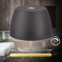 Stolní lampy dekorační - BRILO 7504015 Serina Mini LED stolní lampička bezdrátová IP44, stmívatelné, s nabíjecí základnou, antracit - BRILO - foto 6