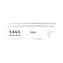 Přisazená - P 98616 LED podskříňkové svítidlo Inline 2ks startovací sada 2x6W 550x26mm 24V matný chrom - PAULMANN - foto 6