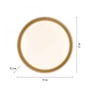 Kruhová - LD 14216-18 OSKO LED stropní svítidlo průměr 57 černá / zlatá stmívatelné dálkovým ovladačem CCT 2700-5000K - JUST LIGHT - foto 6