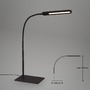 Stolní lampy pracovní - BRILO 7389-015 CCT LED stolní lampa, 23 cm, 8 W, černá - BRILO - foto 6