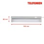 Přisazená - TF 204204TF TELEFUNKEN LED skříňkové svítidlo 31 cm 5,5W 600lm šedá - BRILONER - foto 6