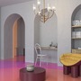 Dekorativní - M MOD223PL-03BS Závěsné svítidlo Arco 3x40W mosaz sklo designové - MAYTONI - foto 6
