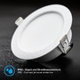Koupelnová - BRI 3945036 Fungo vestavné bodové svítidlo 100mm 3ks sada - 7W, 700lm, LED, stmívatelné, IP65, bílé - BRILONER - foto 6