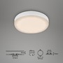 Kruhová - BRI 7061-016 LED vestavné svítidlo, pr. 7,5 cm, 3 W, 350 lm, bílé - BRILONER - foto 6