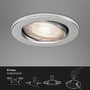 Kruhová - BRI 7147039 3ks LED vestavné svítidlo, pr. 8,6 cm, 5 W, hliník (starý kód: BRI 7147-039) - BRILONER - foto 6