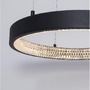Kruhová - NV 9865140 Závěsné svítidlo PRESTON černý hliník a akryl LED 25W 230V 3000K IP20 stmívatelné - NOVA LUCE - foto 6
