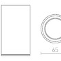Downlight - RED R14559 MOMA přisazené svítidlo, downlight bílá - RED - DESIGN RENDL - foto 6