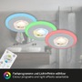 Kruhová - BRI 7040034 LED vestavná svítidla sada, pr.8,4 cm, 3x LED, 5 W, 460 lm, matný chrom (starý kód: BRI 7040-034) - BRILONER - foto 6