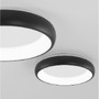 Kruhová - NV 8105616 Stropní svítidlo ALBI černý hliník a akryl LED 32W 230V 3000K IP20 stmívatelné - NOVA LUCE - foto 6