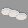 Kruhová - BRI 7061-436 3ks sada LED vestavné svítidlo, pr. 7,5 cm, 3 W, 350 lm, bílé - BRILONER - foto 6