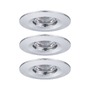 Koupelnová - P 94303 LED vestavné svítidlo Nova mini nevýklopné IP44 3x4W 2.700K chrom 230V - PAULMANN - foto 6