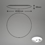 Kruhová - BRILO 3899016 LED stropní svítidlo, 28 cm, 12W, 1300lm, bílé - BRILO - foto 6