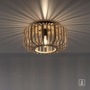 Dekorativní - LD 11412-79 RACOON Stropní svítidlo, dřevo, přírodní, kruhové, E27, retro, pr. 42cm - LEUCHTEN DIREKT / JUST LIGHT - foto 6