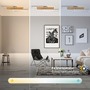 Hranatá - BRILO 3809014 Cornice LED stropní svítidlo, stmívatelné, 2 rámy, 4100lm, 38W, CCT ovladač, dálkový ovladač, černá - BRILO - foto 6