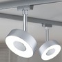 Svítidla - P 95593 URail LED lištový spot 3-krokové-stmívatelné Circle 5W 4000K stmívatelné 230V matný chrom - PAULMANN - foto 6