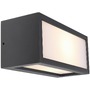 Nástěnná - IMPR 731227 Deko-Light venkovní nástěnné přisazené svítidlo Rilongo offen Up and Down, 1x max. 15 W E27, tmavěšedá - DEKOLIGHT - foto 6