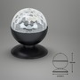Stolní lampy dekorační - BRILO 7357-015 RGB LED stolní lampa, pr. 12,5 cm, 3 W, černá - BRILO - foto 6