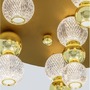 Dekorativní - NV 9695600 Stropní svítidlo BRILLE zlatý hliník a sklo LED 32W 230V 3200K IP20 stmívatelné - NOVA LUCE - foto 6