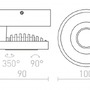 Bodová - RED R12079 DIGA I bílá/antracitová 230V LED 5W 3000K - RED - DESIGN RENDL - foto 6