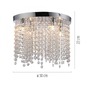 Dekorativní - LD 15064-17 stropní svítidlo KULUNKA, chrom, křišťálové přívěsky - JUST LIGHT - foto 6