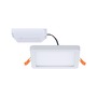 Koupelnová - P 93041 LED vestavné svítidlo Areo VariFit IP44 hranaté 118x118mm 6,5W 4.000K bílá - PAULMANN - foto 6