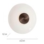 Kruhová - PN 6082-34 LED nástěnné a stropní svítidlo PURE Vitrum 2700K hnědá / opál - PAUL NEUHAUS - foto 6