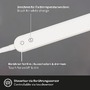 Stolní lampy pracovní - BRILO 7389-016 CCT LED stolní lampa, 23 cm, 8 W, bílé - BRILO - foto 6