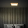 Hranatá - BRILO 7452314 Tava Wood LED stropní svítidlo, přímé a nepřímé osvětlení, ploché, imitace dřeva, 29x29 cm - BRILO - foto 6