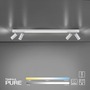 Bodová - PN 6121-95 PURE LINES LED bodové svítidlo stmívatelné otočné CCT 2700-5000K hliník - PAUL NEUHAUS - foto 6