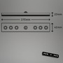 Přisazená - BRI 2268-065 LED Lero Indoor 21 cm 6x0,08W 5lm černá - BRILONER - foto 6