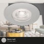 Kruhová - BRILO 7999-044 LED vestavná svítidla, pr.9 cm, 4x LED, 4,9 W, 480 lm, matný chrom - BRILONER - foto 6