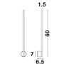 Nepřímé osvětlení - NV 9081800 Nástěnné svítidlo ADEN černý hliník LED 10W 220-240V 3000K IP20 - NOVA LUCE - foto 6
