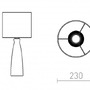 Stolní lampy dekorační - RED R13324 LAURA stolní béžovošedá 230V E27 28W - RED - DESIGN RENDL - foto 6