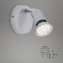 Bodová - BRI 2906-014 Bodové svítidlo pr. 8 cm 1xGU10 3W 250lm titan - BRILONER - foto 6