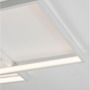 Hranatá - NV 9364034 Stropní svítidlo PORTO bílá ocel hliník a akryl LED 30W 230V 3000K IP20 stmívatelné - NOVA LUCE - foto 6