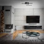 Hranatá - BRILO 3149-015 LED CCT rám 50 cm 2x15W 1650lm černá - BRILO - foto 6