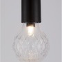 Subtilní - NV 9536417 Závěsné svítidlo VEDA černý kov a čiré sklo G9 1x6W 230V IP20 bez žárovky - NOVA LUCE - foto 6