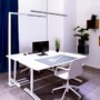 Stojací lampy - IMPR 342229 Deko-Light stojací svítidlo, Office Three Standard, Motion, 80 W, DIM, 4000 K, 220-240V 10100 lm 1240 mm stříbrná - foto 6