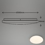 Kruhová - BRILO 3828016 Walk LED stropní svítidlo IP54, 3m dosah čidla, pohybové čidlo, bílé - BRILO - foto 6